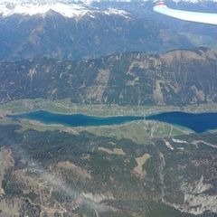 Flugwegposition um 11:37:20: Aufgenommen in der Nähe von Gemeinde Gitschtal, Gitschtal, Österreich in 2612 Meter
